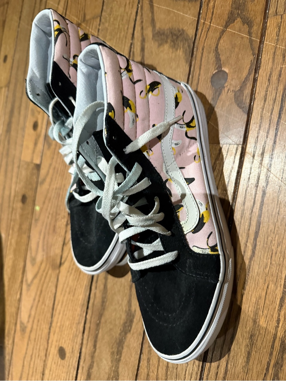 Vans x Andy Warhol Banana High Top Sneakers